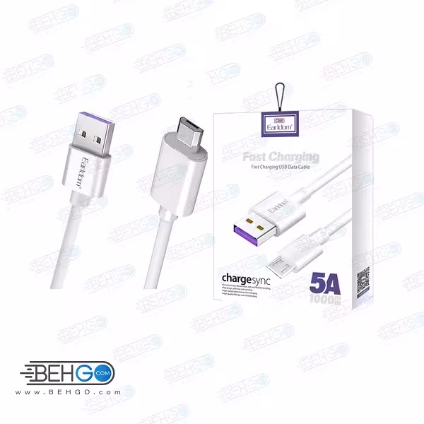 کابل تبدیل USB به microUSB ارلدام مدل EC-080M طول 1 متر