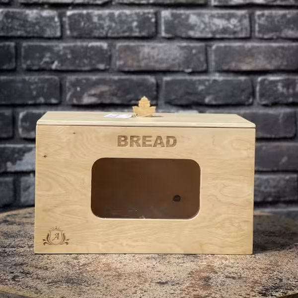 ظرف نان مکعبی چوبی
