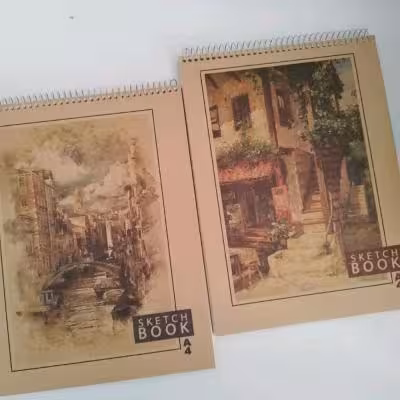 دفتر طراحی درجه یک سایز A4(مناسب برای جوایز)