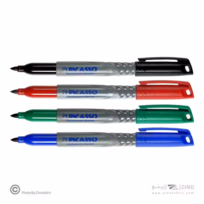 ماژیک معمولی قلمی رنگ جور اداری(آبی5مشکی5قرمز1سبز1)پیکاسوکدPM-300