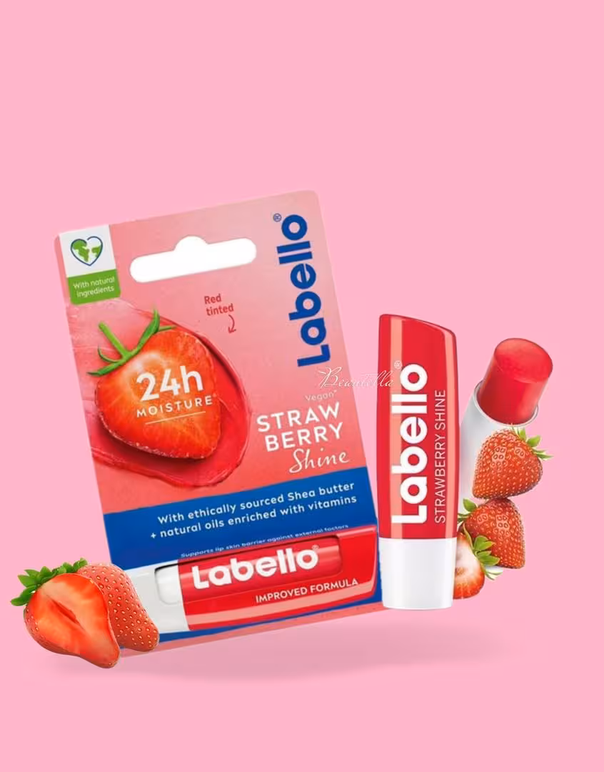 بالم لب لابلو توت فرنگی بالم لب LABELLO مدل STRAWBERRY