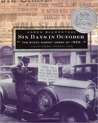 خرید و دانلود نسخه کامل کتاب Six Days in October: The Stock Market Crash of 1929: A Wall Street Journal Book for Children -   Pdf