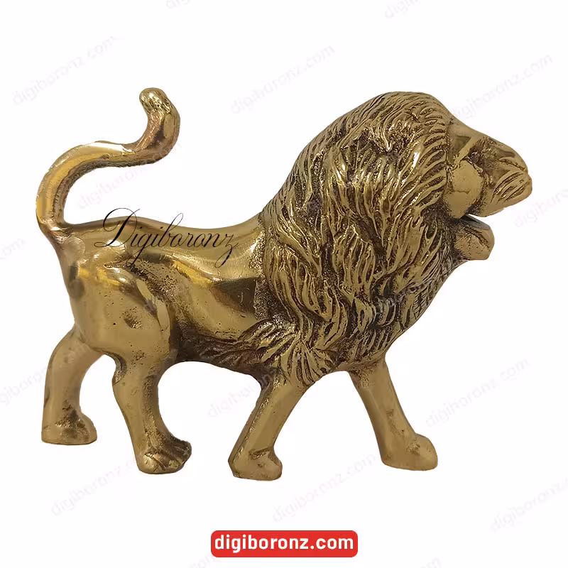 مجسمه برنجی برنزی مدل شیر