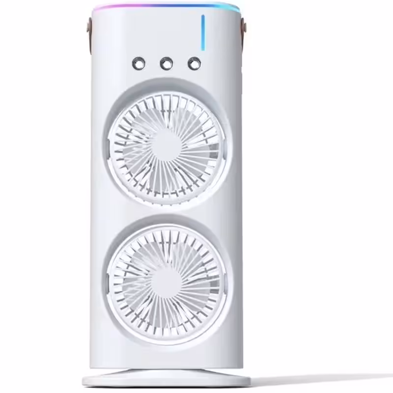 پنکه 2 فن مه پاش شارژی مدل ETG 12