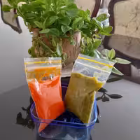 سس فلفل خانگی تند سبز و قرمز 50 گرمی ارسال با پیک و پسکرایه