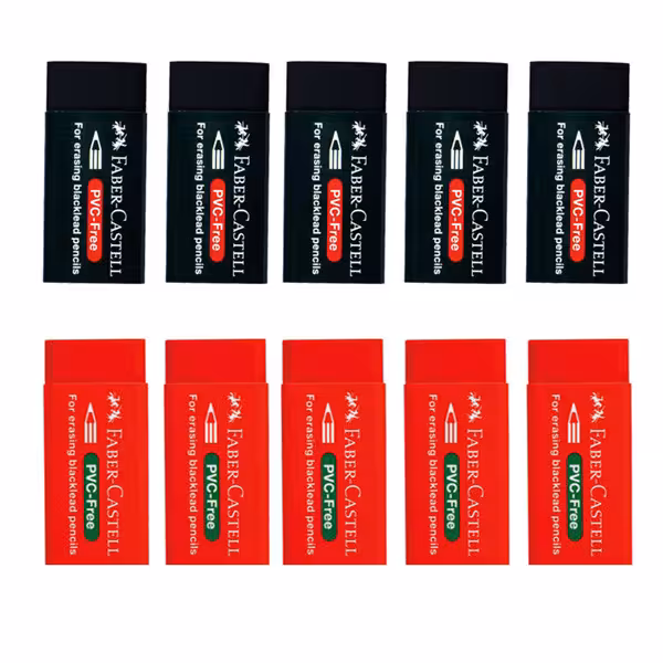 پاک کن فابر کاستل مدل PVC-free بسته 10 عددی