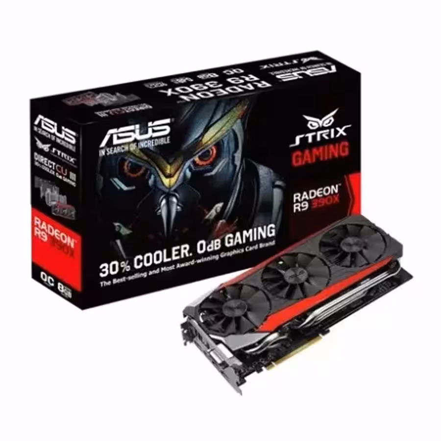 کارت گرافیک ایسوس R9 390X DCIII OC STRIX GAMING 8GB GDDR5