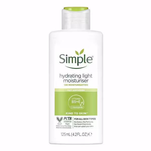 کرم آبرسان سیمپل مدل لایت 125ml Simple