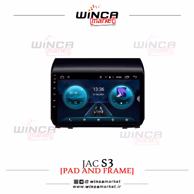 مانیتور فابریک جک اس S3 سری اس S400 پلاس وینکا WINCA مدل RS855