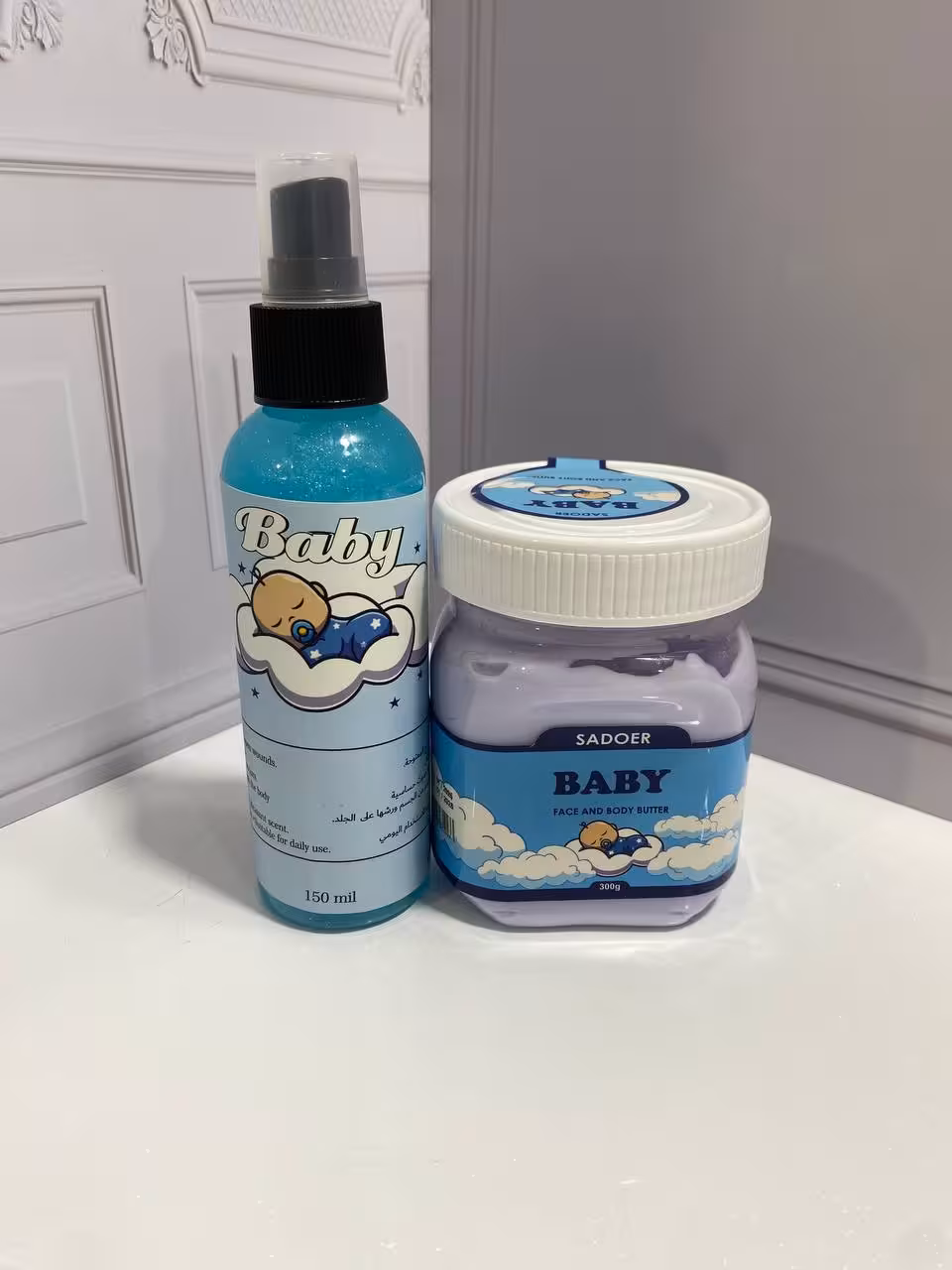 ست دوعددی بادی اسپلش و کره بدن Baby