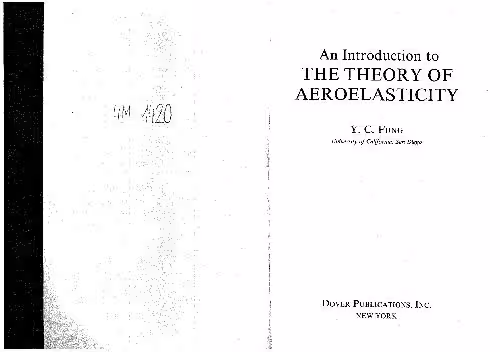 خرید و دانلود نسخه کامل کتاب An Introduction to the Theory of Aeroelasticity