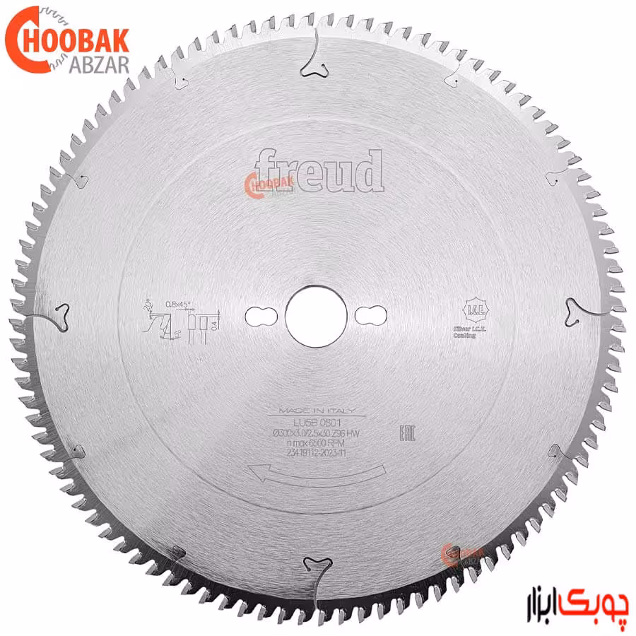 تیغ اره الماس آلومینیوم بر 300*96 فرود کد LU5B0801