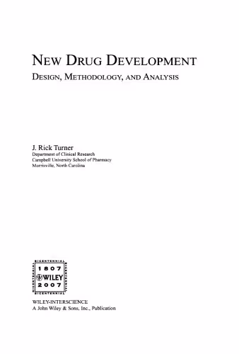 خرید و دانلود نسخه کامل کتاب New Drug Development: Design, Methodology, and Analysis