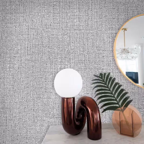 کاغذ دیواری کربن دو طرح جودون خاکستری کد 10170