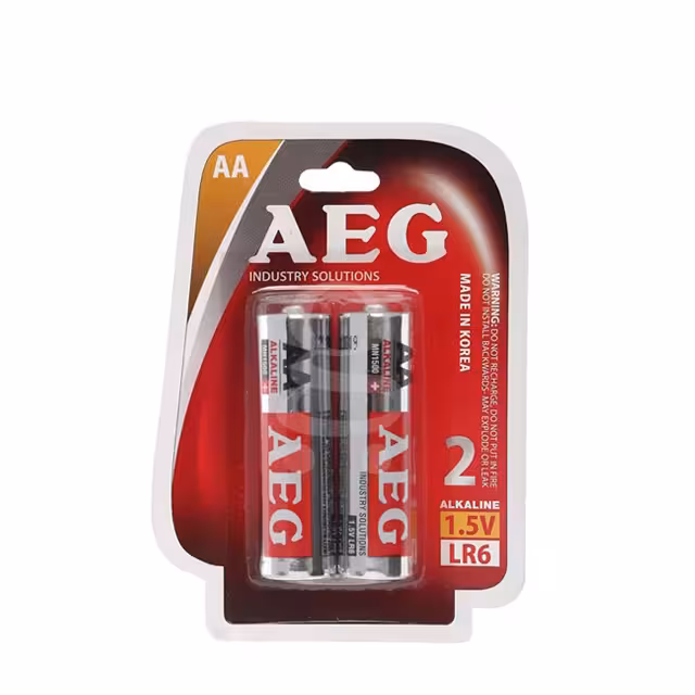 باتری قلمی AEG مدل ALKALINE بسته دو عددی