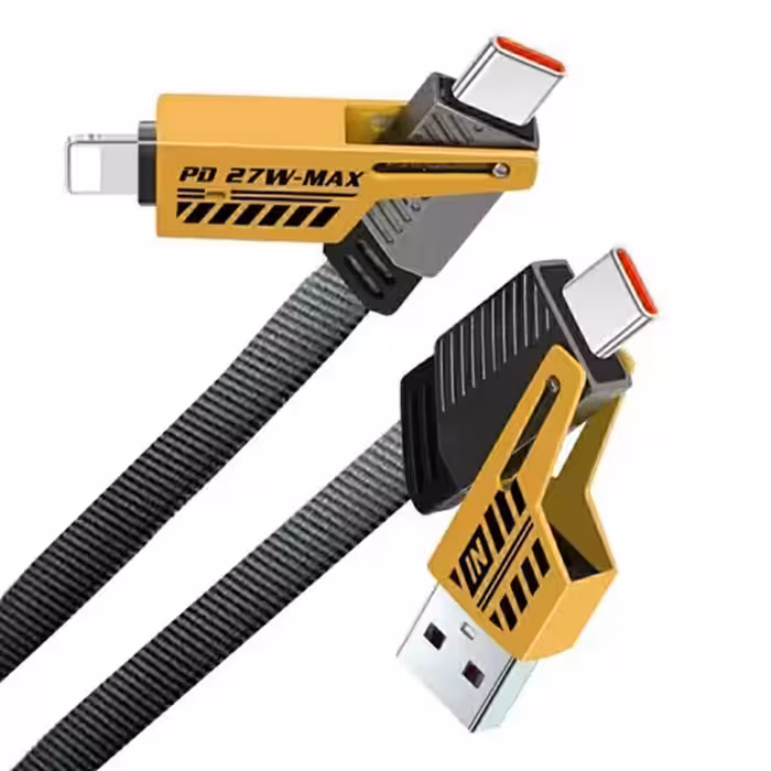 کابل شارژ چهار کاره سوپرفست 65W (اورجینال)