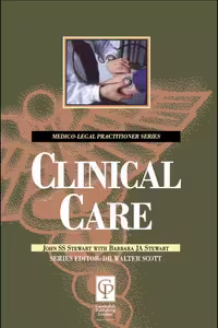 خرید و دانلود نسخه کامل کتاب Clinical Care For Lawyers (Medic0-Legal Practitioner Series)