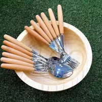 قاشق چنگال چوبی L39 | amazonchi