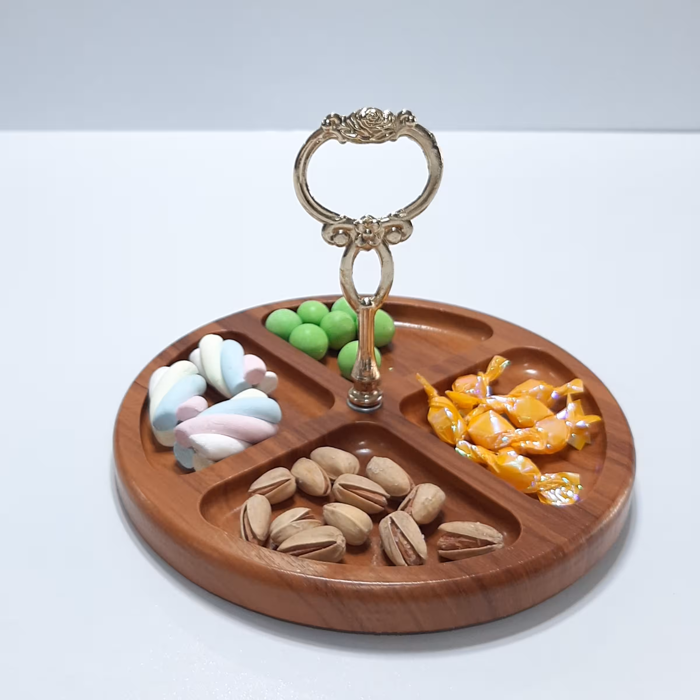 اردوخوری چوبی دسته دار ام دی اف روکش دار قابل شست و شو