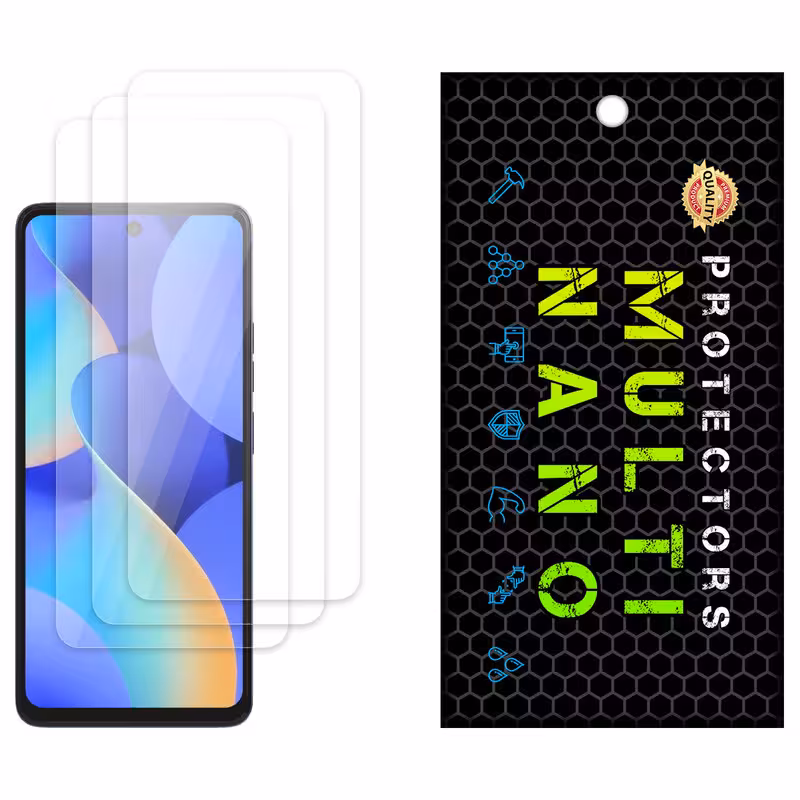 محافظ صفحه نمایش مولتی نانو مدل X-S3N مناسب برای گوشی موبایل تکنو Spark 10 Pro بسته سه عددی | کالا برتری