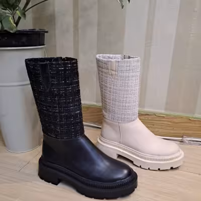 نیم بوت خاص زنانه و دخترانه در دو رنگ سایز 37 تا 40