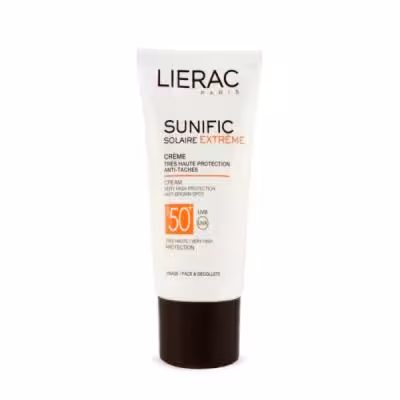 کرم ضد آفتاب و ضد لک لیراک مدل Sunific SPF 50 مناسب انواع پوست حجم 50میل