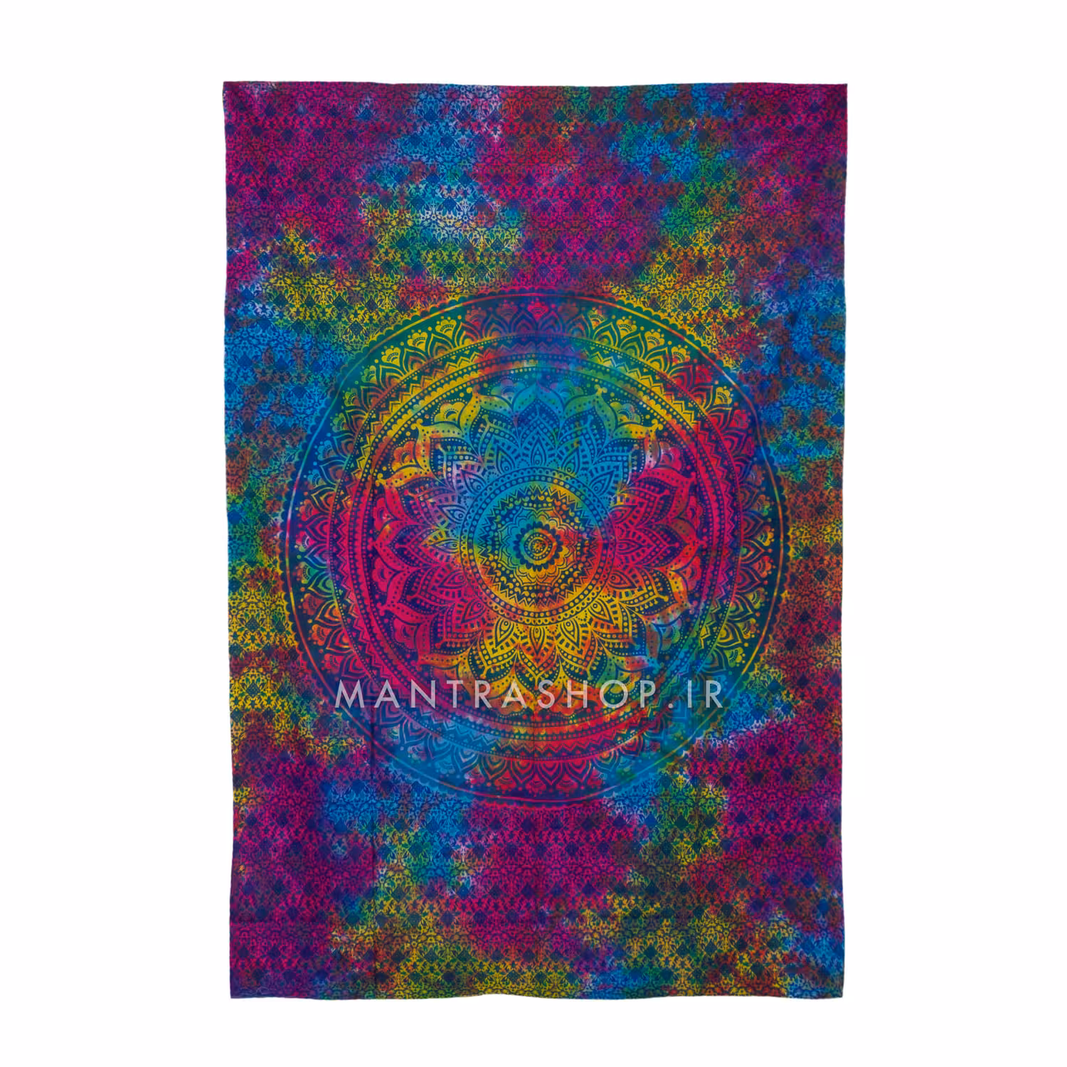 بکدراپ تپستری هندی طرح ماندالا (روتختی یک نفره) کد 393