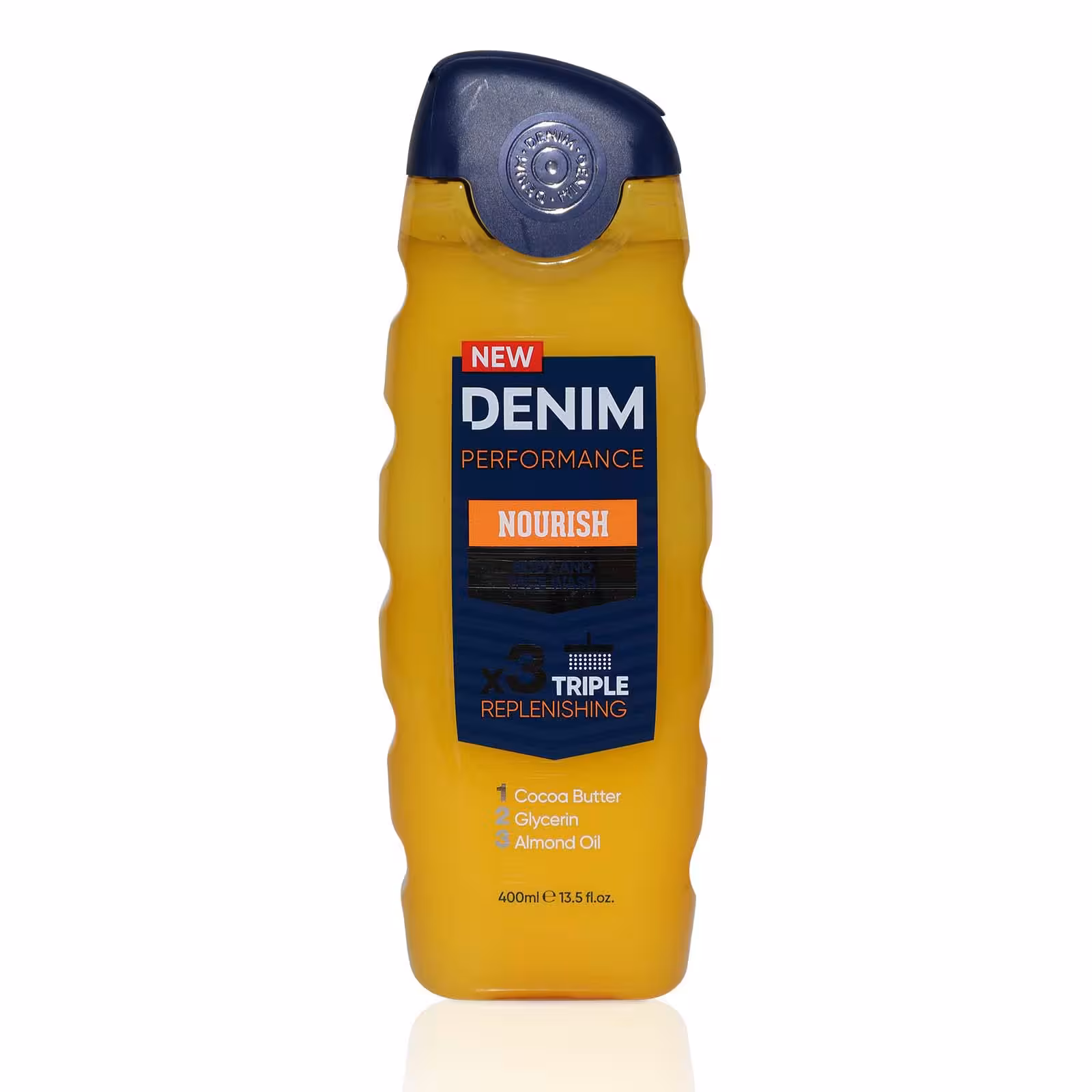 شامپو مردانه صورت و بدن دنیم Denim Performance Nourish 400 ML