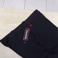 شلوار پارچه ای  مشکی مردانه کد 02