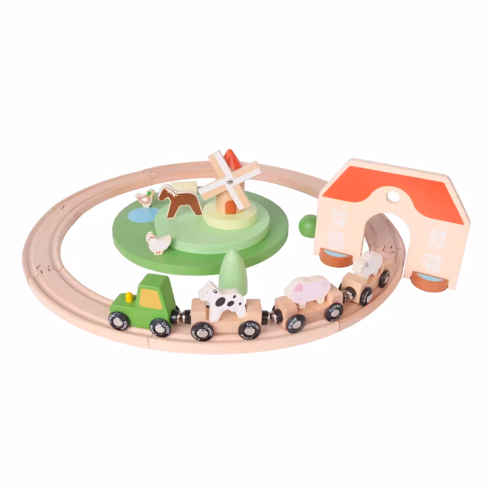 ست چوبی قطار مزرعه کلاسیک ورد Classic World