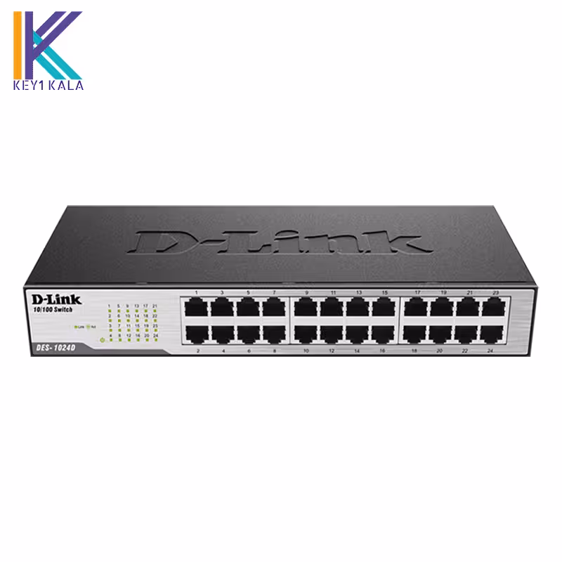 سوییچ 24 پورت غیر مدیریتی و دسکتاپ دی-لینک مدل DES-1024D