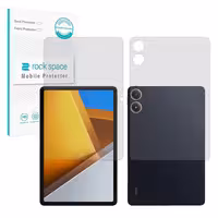 گلس صفحه نمایش و پشت تبلت شیائومی Poco Pad مدل نانو هیدروژل شفاف برند راک اسپیس کد XLXL