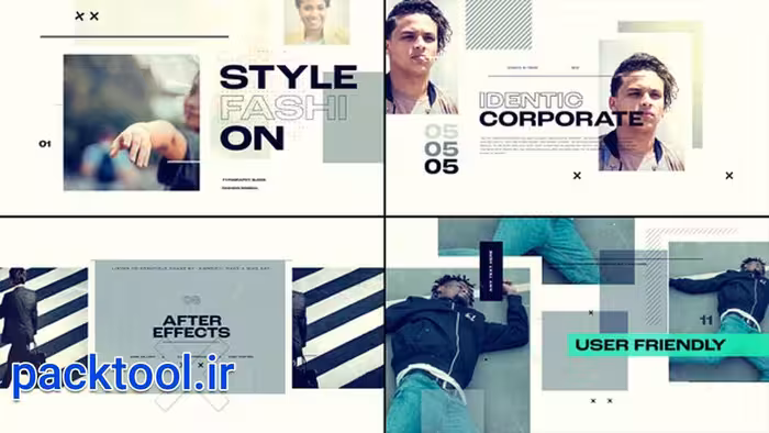 دانلود پروژه آماده پریمیر اسلایدشو مدرن مد و فشن Fashion Slideshow - پک تول