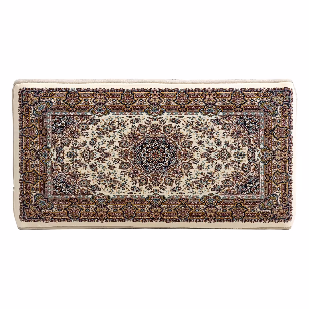 پشتی ماشینی طرح شاه عباسی/پشتی نارسیس کاشان کد3 | فروشگاه نارسیس