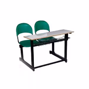 نیمکت  دونفره متصل بدون جاکتابی بنیزان کدTS102