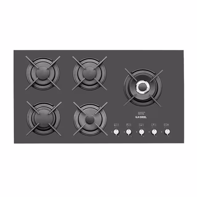 اجاق گاز صفحه ای ایتالیایی ایلیا استیل مدل IG 5911