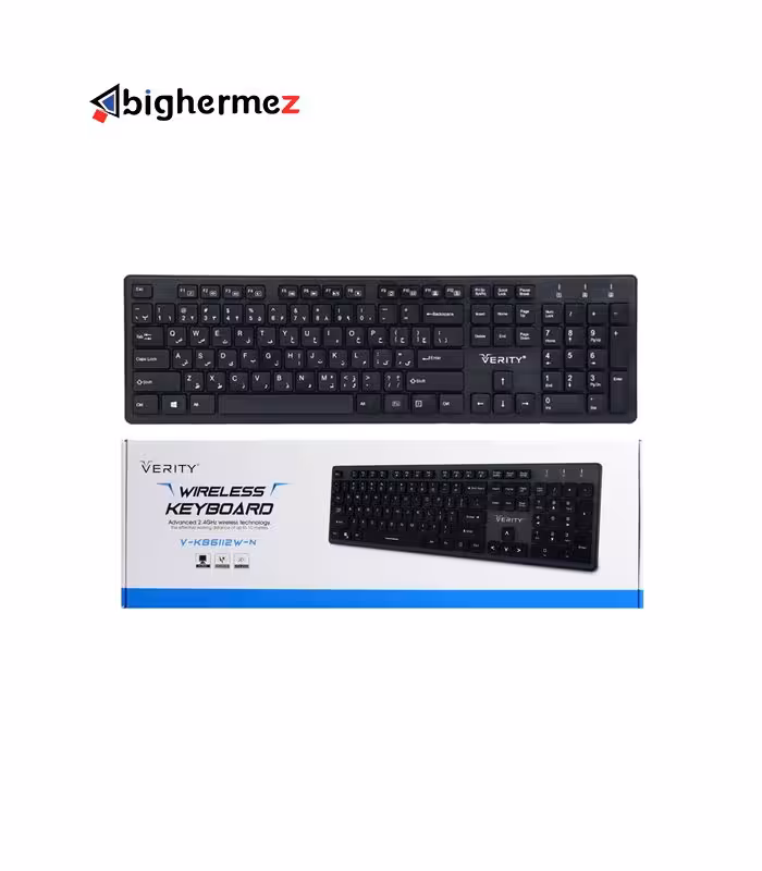 کیبورد بیسیم وریتی مدل V-KB6112W-N
