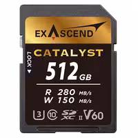 کارت حافظه SD اکساسند Exascend Catalyst UHS-II SDXC 512GB 280MB/S Memory Card V60