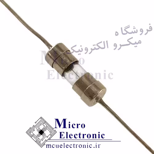 فیوز شیشه ای 3.6×10 سیم دار 500mA