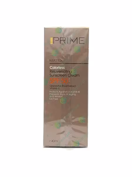 کرم ضد آفتاب پریم جوان کننده SPF50 حجم 40 میلی لیتر – Prime Rejuvenating Sunscreen Cream SPF50 40 ml