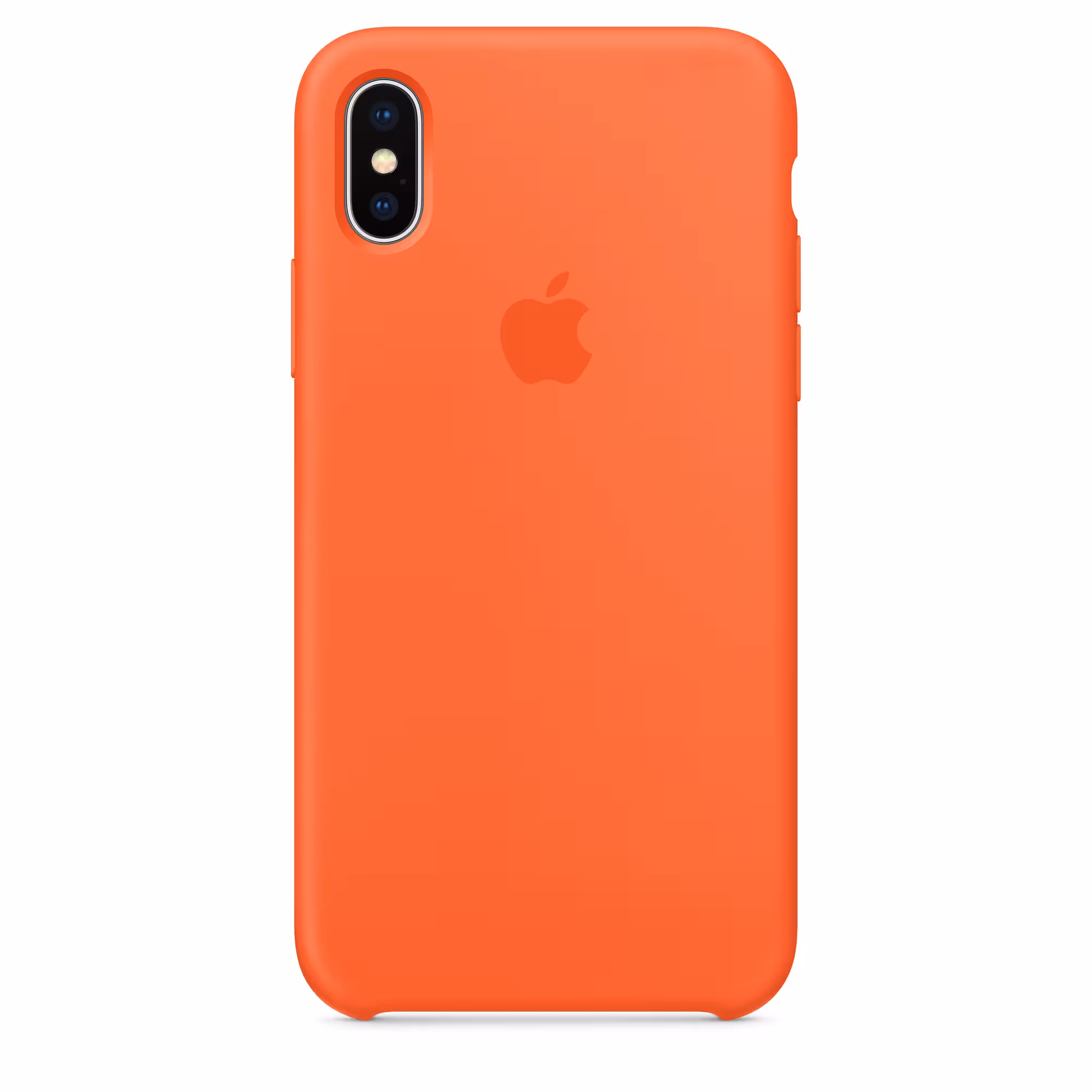 قاب سیلیکونی iphone Xs نارنجی