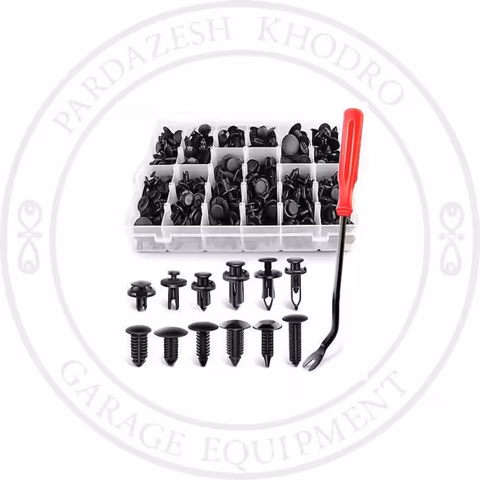 کیت خارپلاستیکی 240 عددی با خارکش فلزی