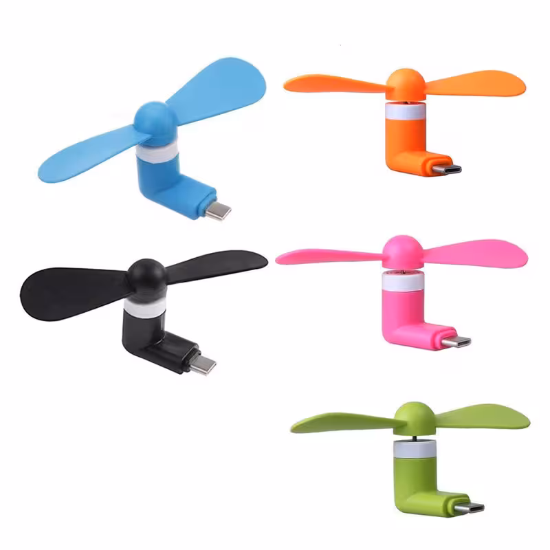 پنکه همراه مدل Type-c کد2358 بسته ی 5 عددی | چاوه