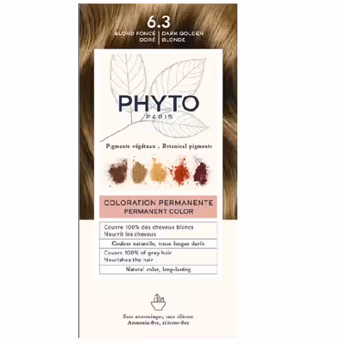 فیتو رنگ مو بدون آمونیاک گياهی شماره 6.3 بلوند طلائی تیره