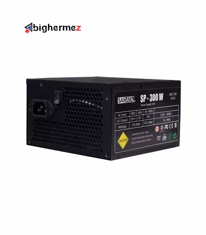 منبع تغذیه كامپیوتر رد مدل 300 وات مدل SP-300W به همراه كابل برق