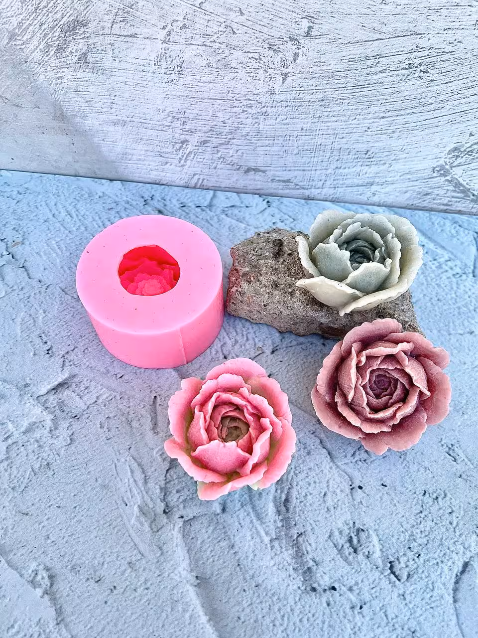 قالب سیلیکونی گل صد پر