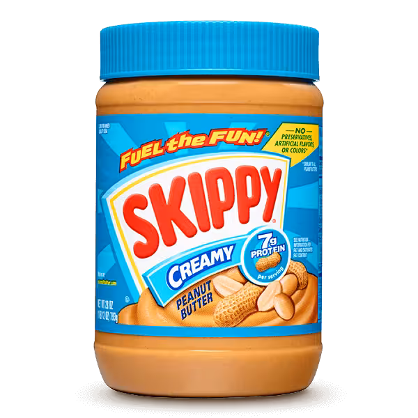 کره بادام زمینی اسکیپی 462 گرم creamy skippy