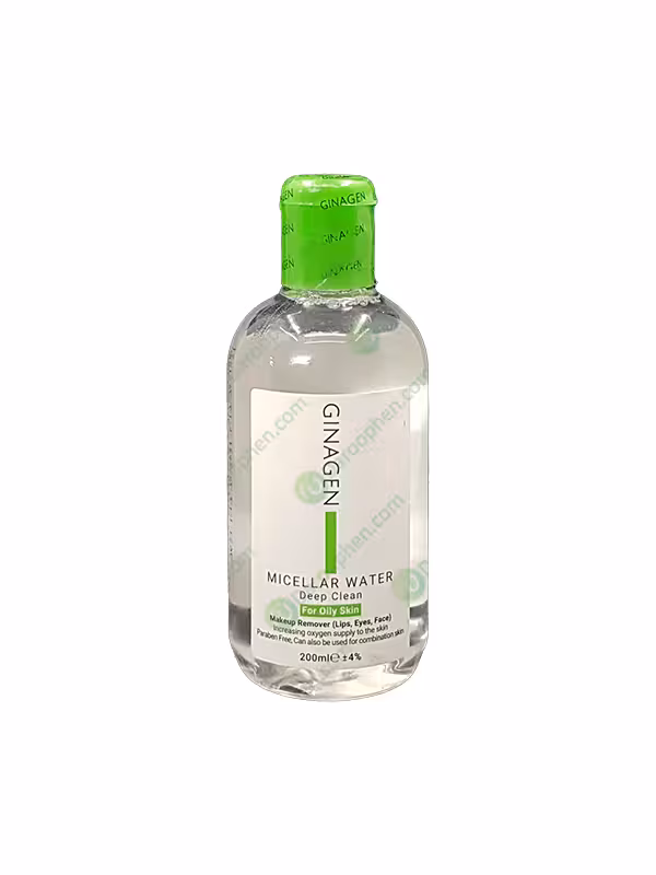 میسلار واتر ژیناژن مخصوص پوست چرب 200 میل – GINAGEN Micellar Water For Oily Skin 200 Ml