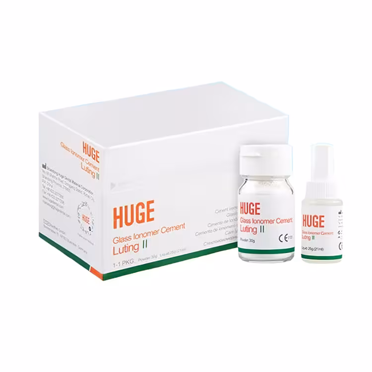گلاس آینومر لوتینگ هیوج HUGE Glass Ionomer Cement Luting ll