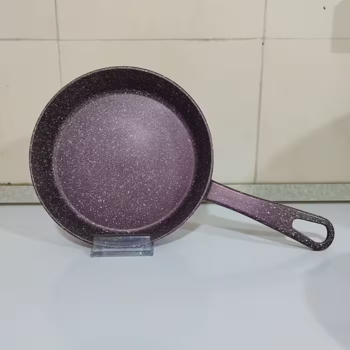 تابه گرانیتی تک دسته سایز 20 پیلو PILAU شرابی با ارسال رایگان